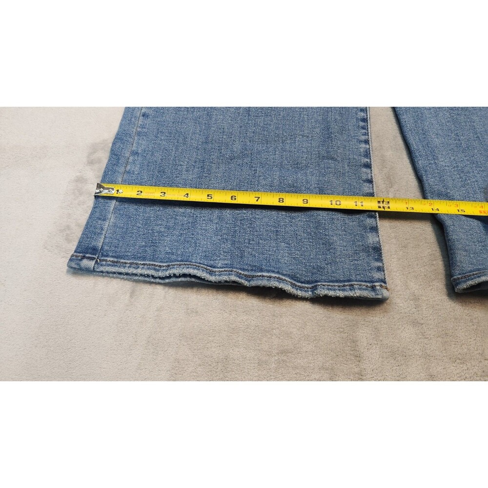 Just USA Womens Indigo Blue 30/10 Palmers Slim Double Button Wide Leg Jeans NWT - Picture 10 of 15